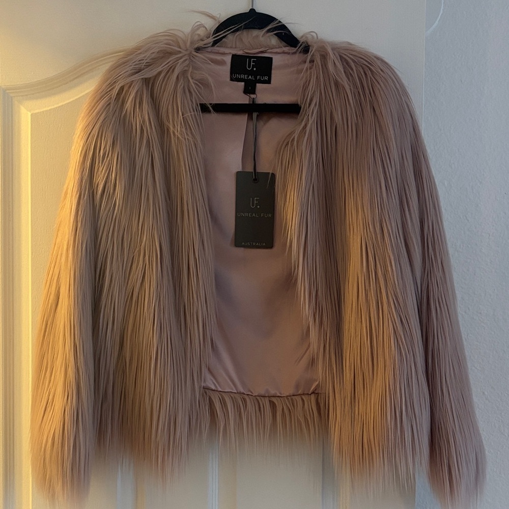 Unreal Fur Women's Blush Teddy Jacket